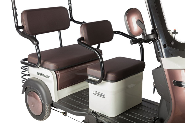 Пассажирский электротрицикл Rutrike (Рутрайк) Gelbert Sarin 48V/60V 1000Вт | Мототека