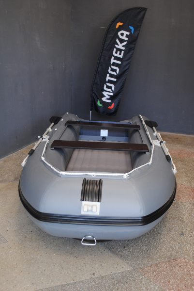 Лодка ПВХ SOLAR (Солар) 380 Jet Tunnel серый | Мототека