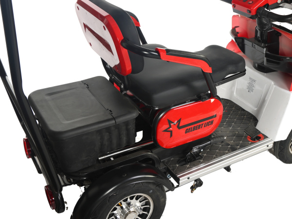 Пассажирский электротрицикл Rutrike (Рутрайк) Gelbert Lich 48V/60V 600Вт | Мототека