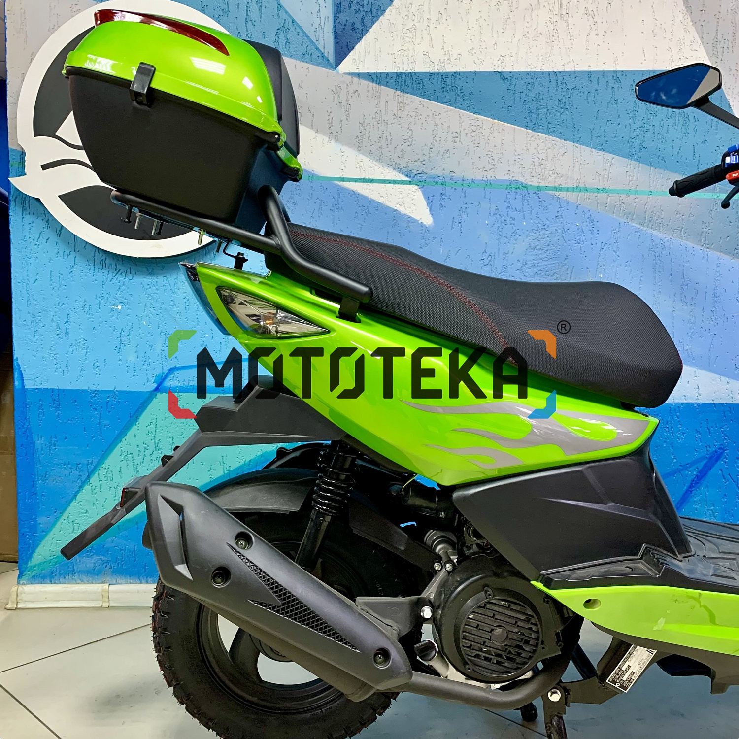 Скутер Мотомир SLASH зелёный